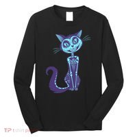 Day Of The Dead Dia De Los Muertos Cat Long Sleeve Shirt thumb 0