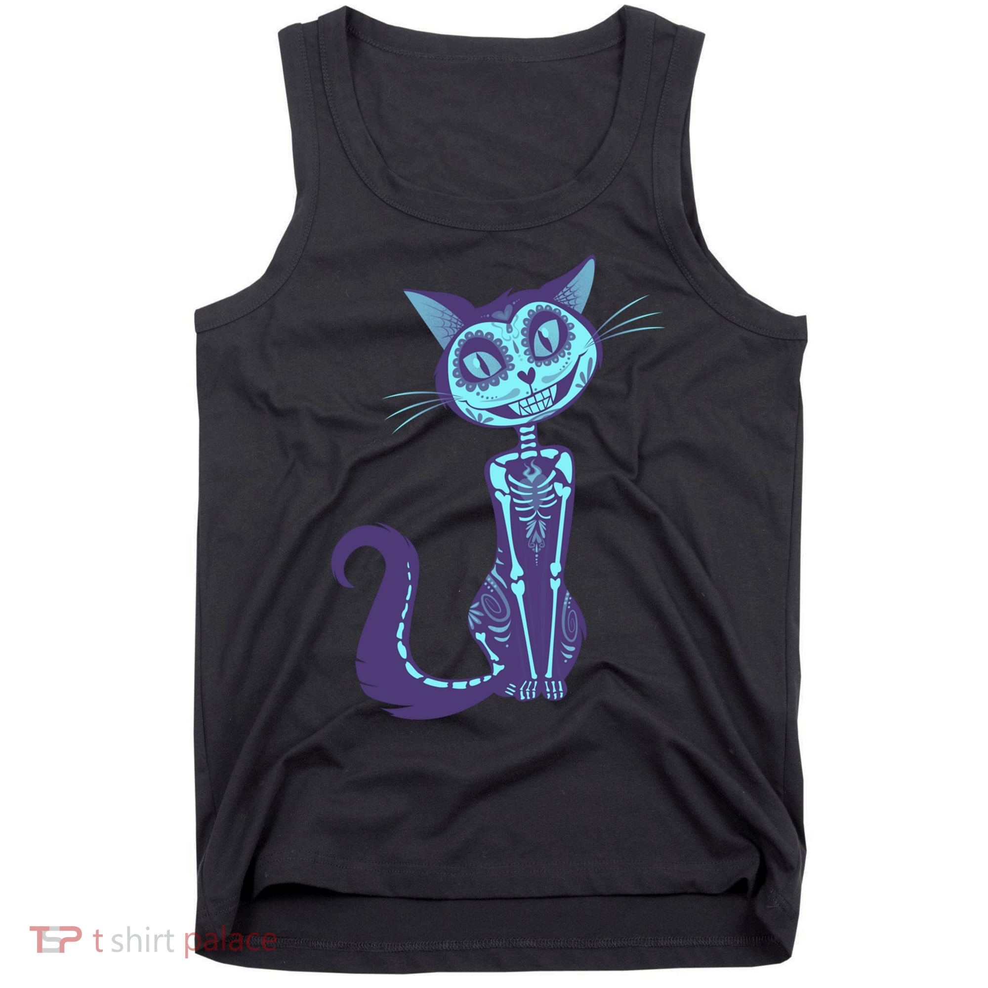 Day Of The Dead Dia De Los Muertos Cat Tank Top