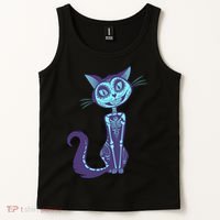 Day Of The Dead Dia De Los Muertos Cat Tank Top thumb 2