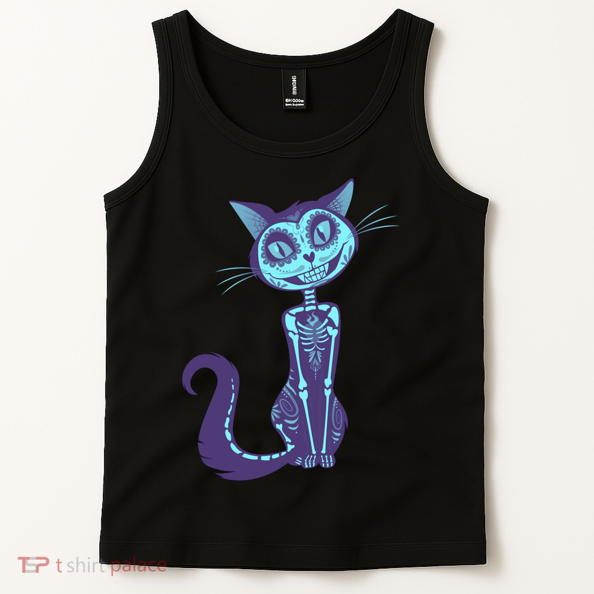 Day Of The Dead Dia De Los Muertos Cat Tank Top