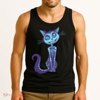 Day Of The Dead Dia De Los Muertos Cat Tank Top thumb 3