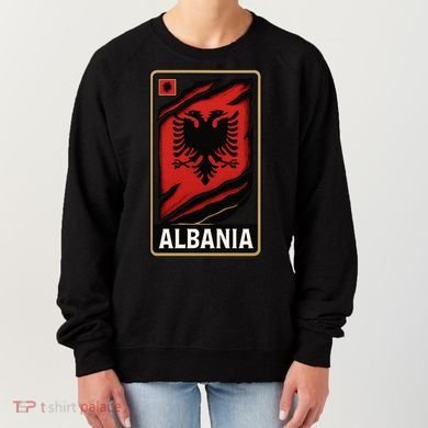 Depth Of The Eagle: Albania In Layers Women's Sweatshirt