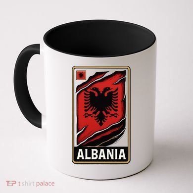 Depth Of The Eagle: Albania In Layers Coffee Mug