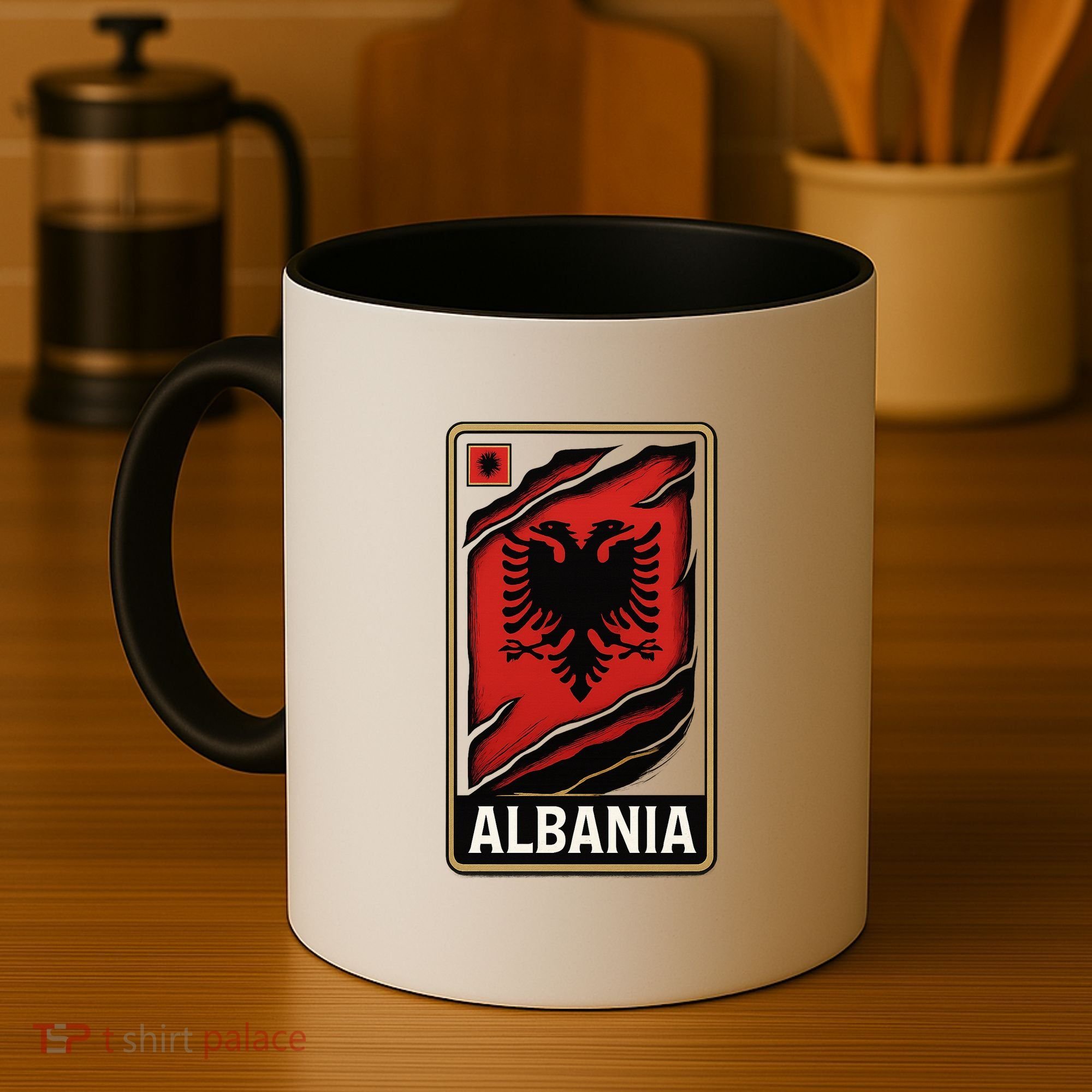 Depth Of The Eagle: Albania In Layers Coffee Mug