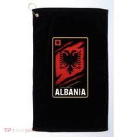 Depth Of The Eagle: Albania In Layers Golf Towel thumb 0
