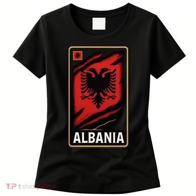 Depth Of The Eagle: Albania In Layers Women's T-Shirt