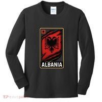 Depth Of The Eagle: Albania In Layers Kids Long Sleeve Shirt thumb 0