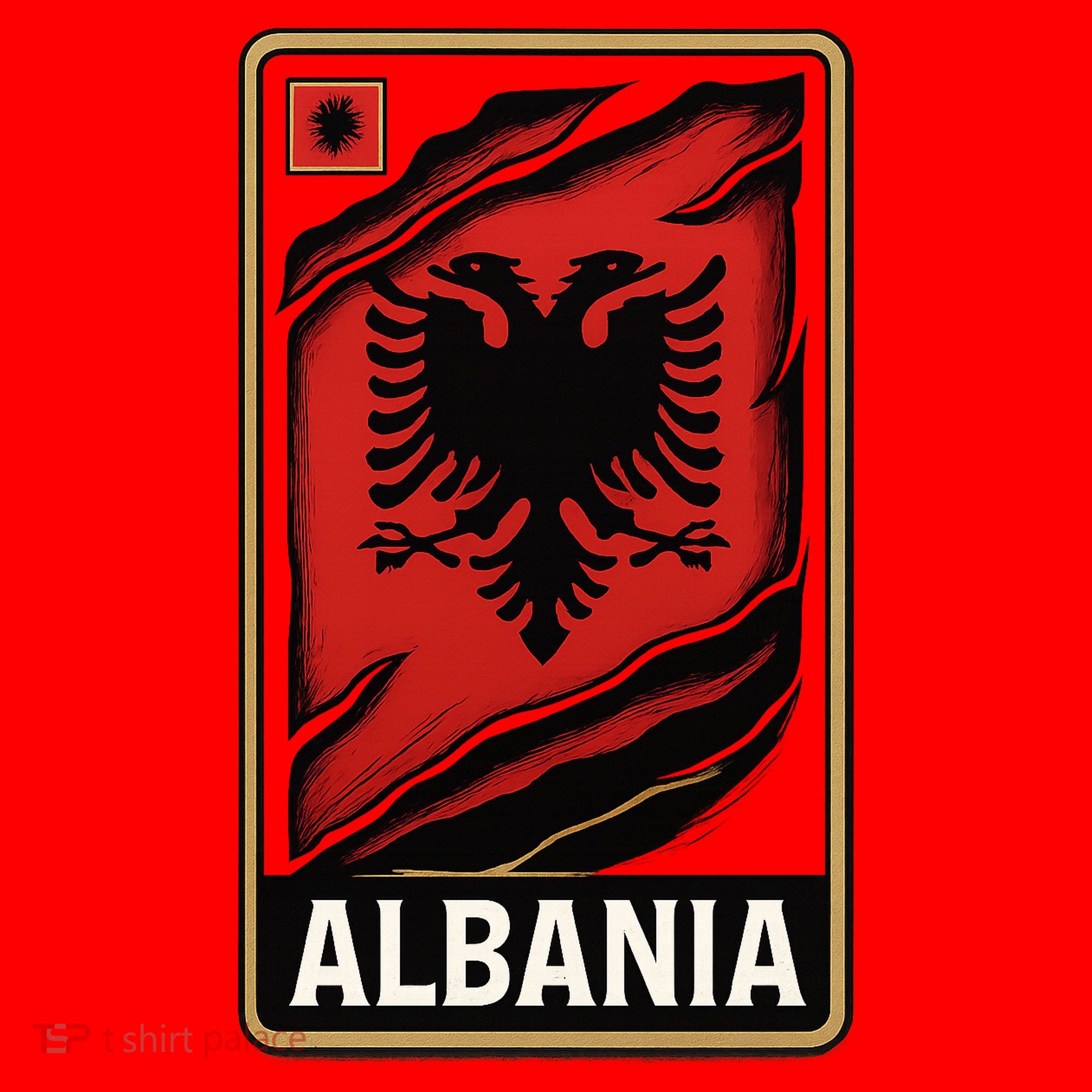 Depth Of The Eagle: Albania In Layers Santa Hat