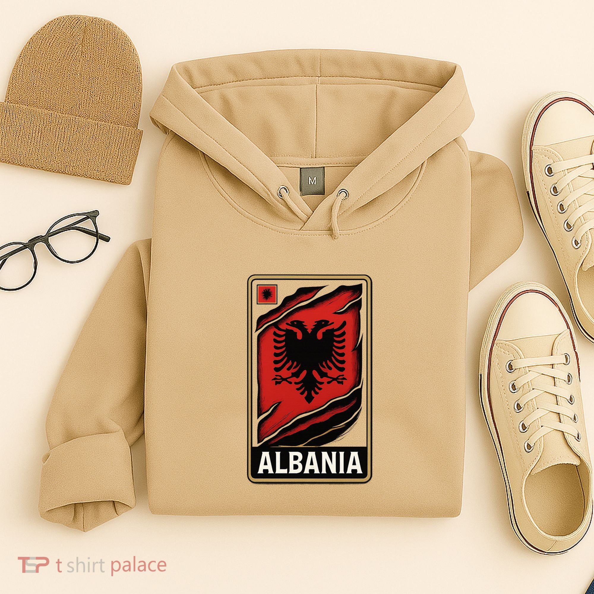 Depth Of The Eagle: Albania In Layers Hoodie
