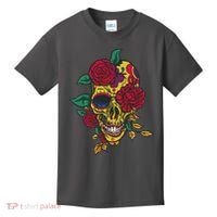 Day Of The Dead Rose Skull Kids T-Shirt thumb 0