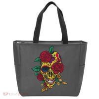 Day Of The Dead Rose Skull Tote Bag thumb 0