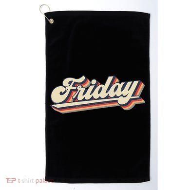 Days Of The Week Friday Golf Towel