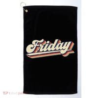 Days Of The Week Friday Golf Towel thumb 0