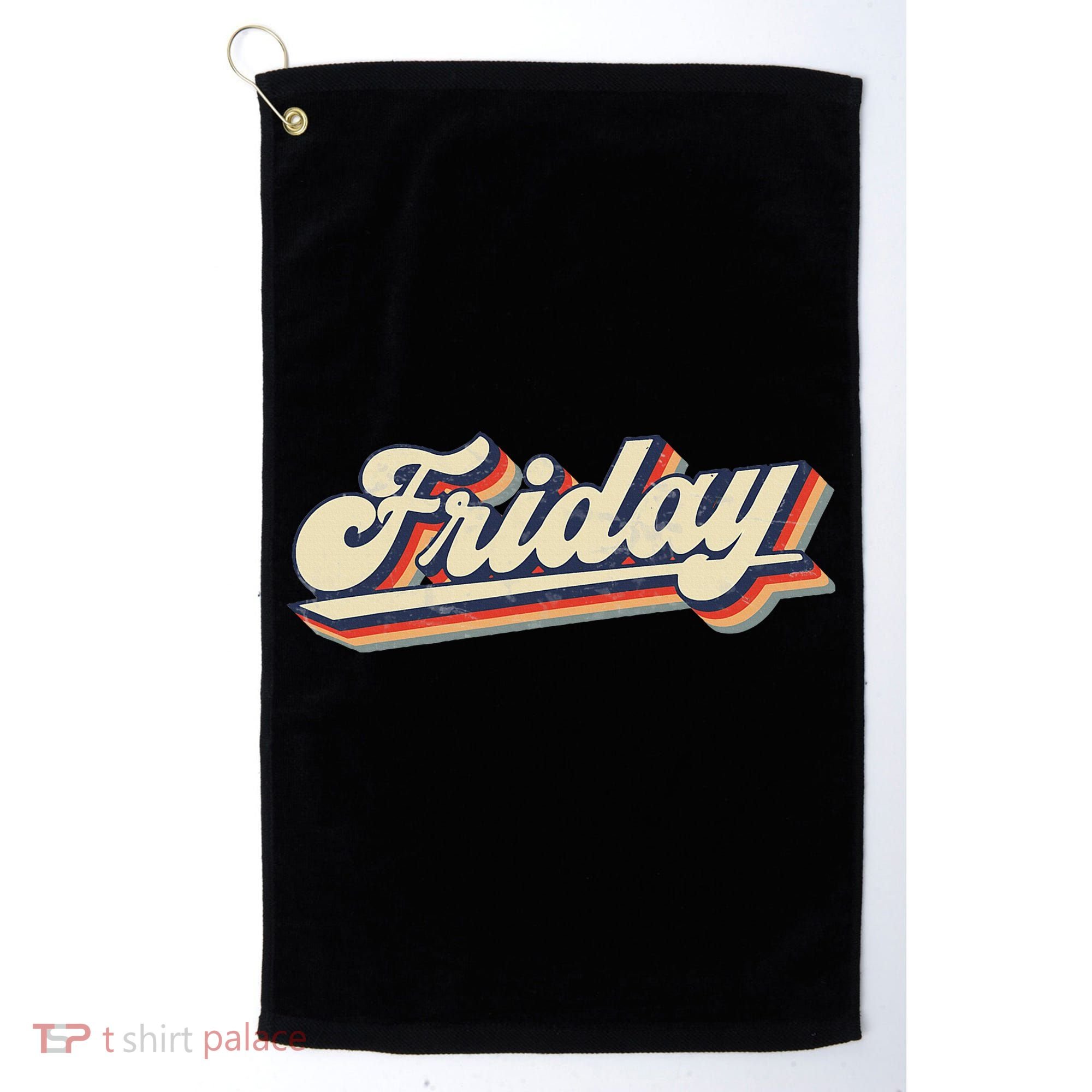 Days Of The Week Friday Golf Towel