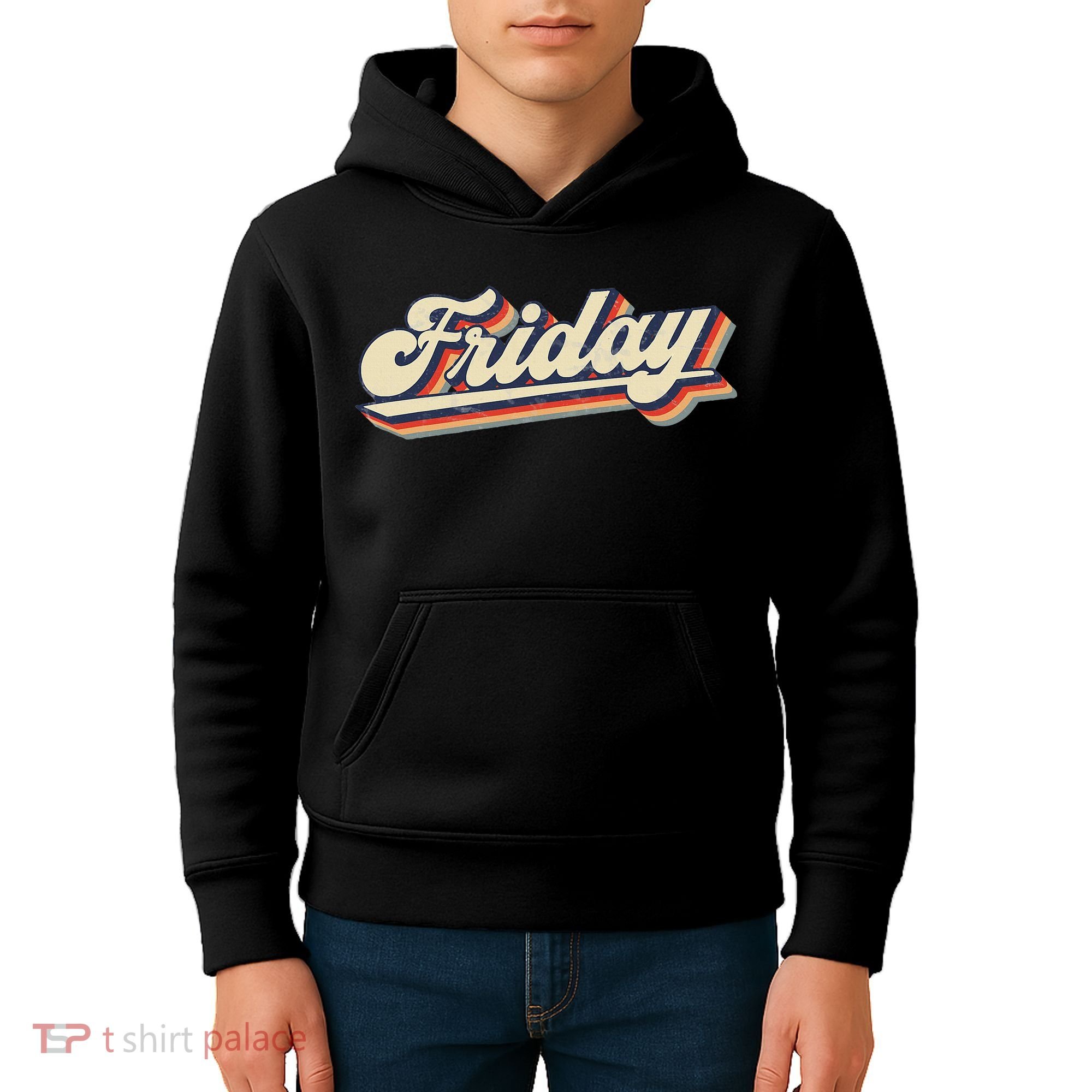 Days Of The Week Friday Kids Hoodie