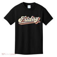 Days Of The Week Friday Kids T-Shirt thumb 0