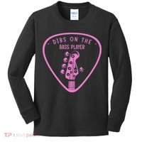 Dibs On The Bassist Dibs On The Bass Player Kids Long Sleeve Shirt thumb 0