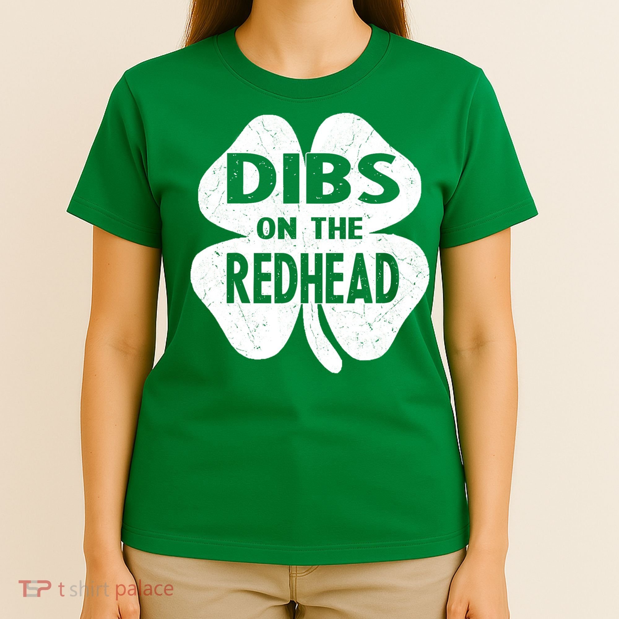 Dibs On The Redhead St PattyS Day Funny PatrickS Day T-Shirt
