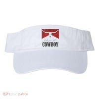 Dibs On The Cowboy Retro Bull Skull Western Country Southern Visor thumb 0