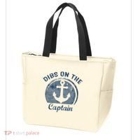Dibs On The Captain Funny Boating Boat Lover Tote Bag thumb 3