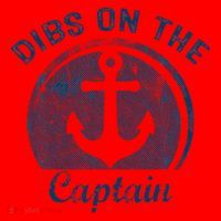 Dibs On The Captain Funny Boating Boat Lover Santa Hat thumb 1
