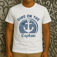 Dibs On The Captain Funny Boating Boat Lover T-Shirt thumb 3