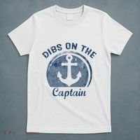 Dibs On The Captain Funny Boating Boat Lover T-Shirt thumb 5