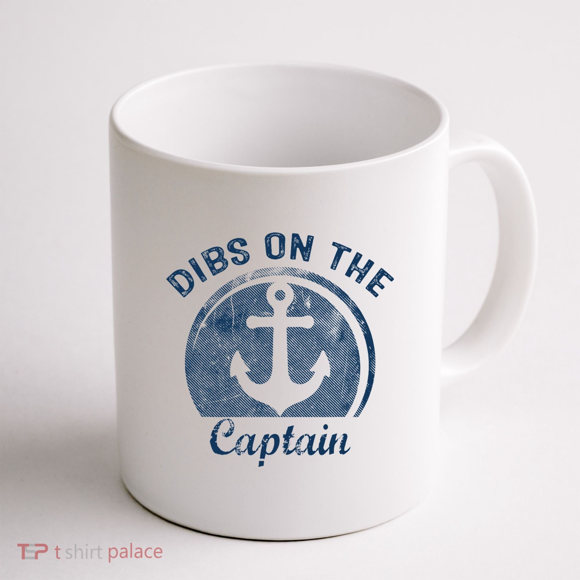 Dibs On The Captain Funny Boating Boat Lover Coffee Mug