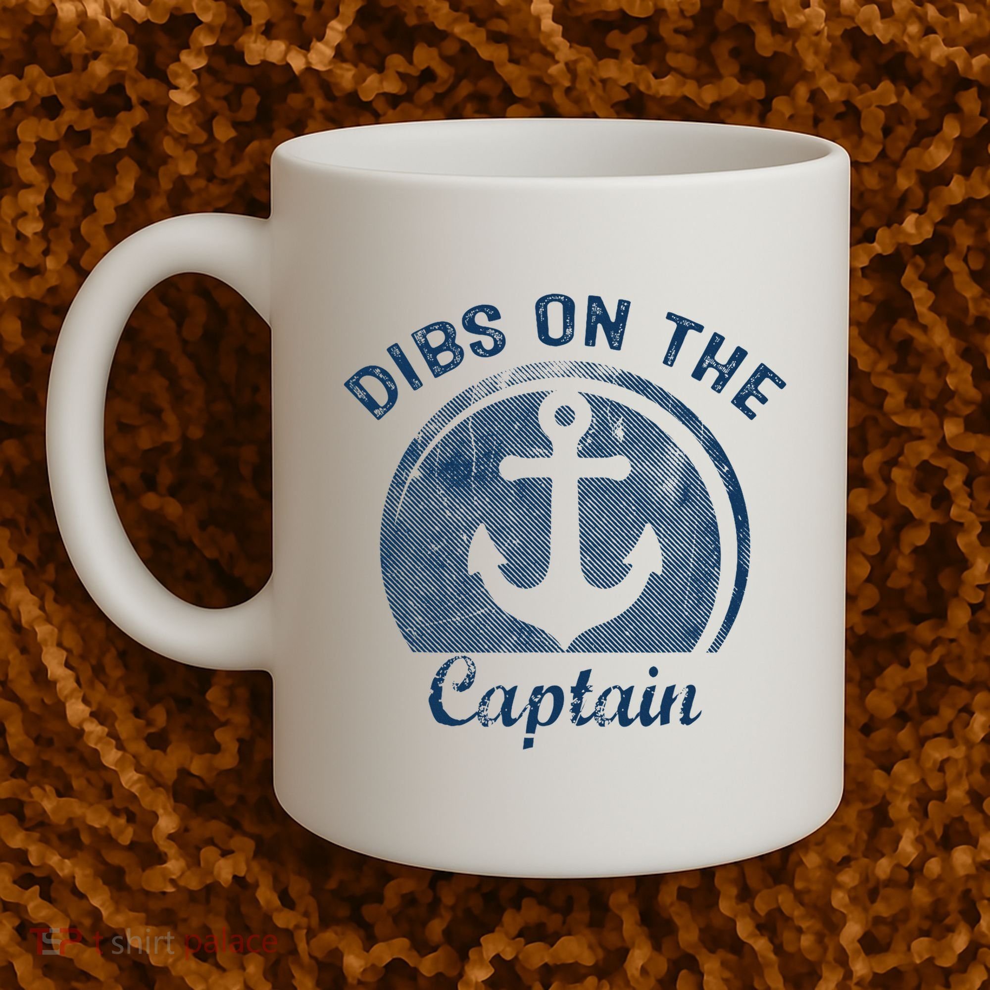 Dibs On The Captain Funny Boating Boat Lover Coffee Mug