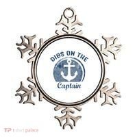 Dibs On The Captain Funny Boating Boat Lover Ornament thumb 0
