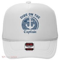 Dibs On The Captain Funny Boating Boat Lover Hat thumb 0