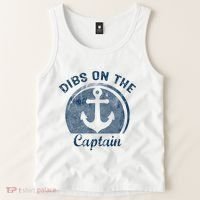 Dibs On The Captain Funny Boating Boat Lover Tank Top thumb 2