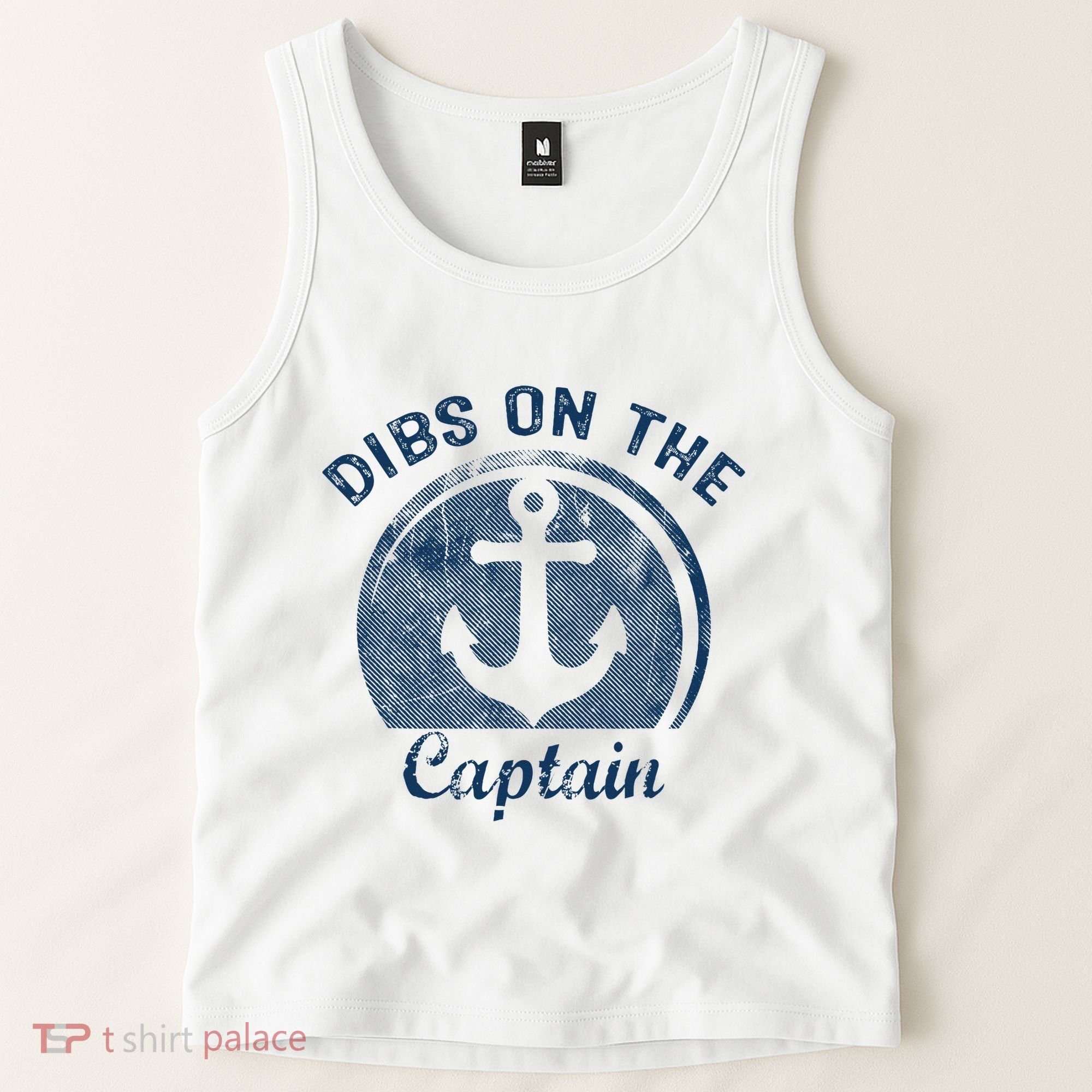 Dibs On The Captain Funny Boating Boat Lover Tank Top