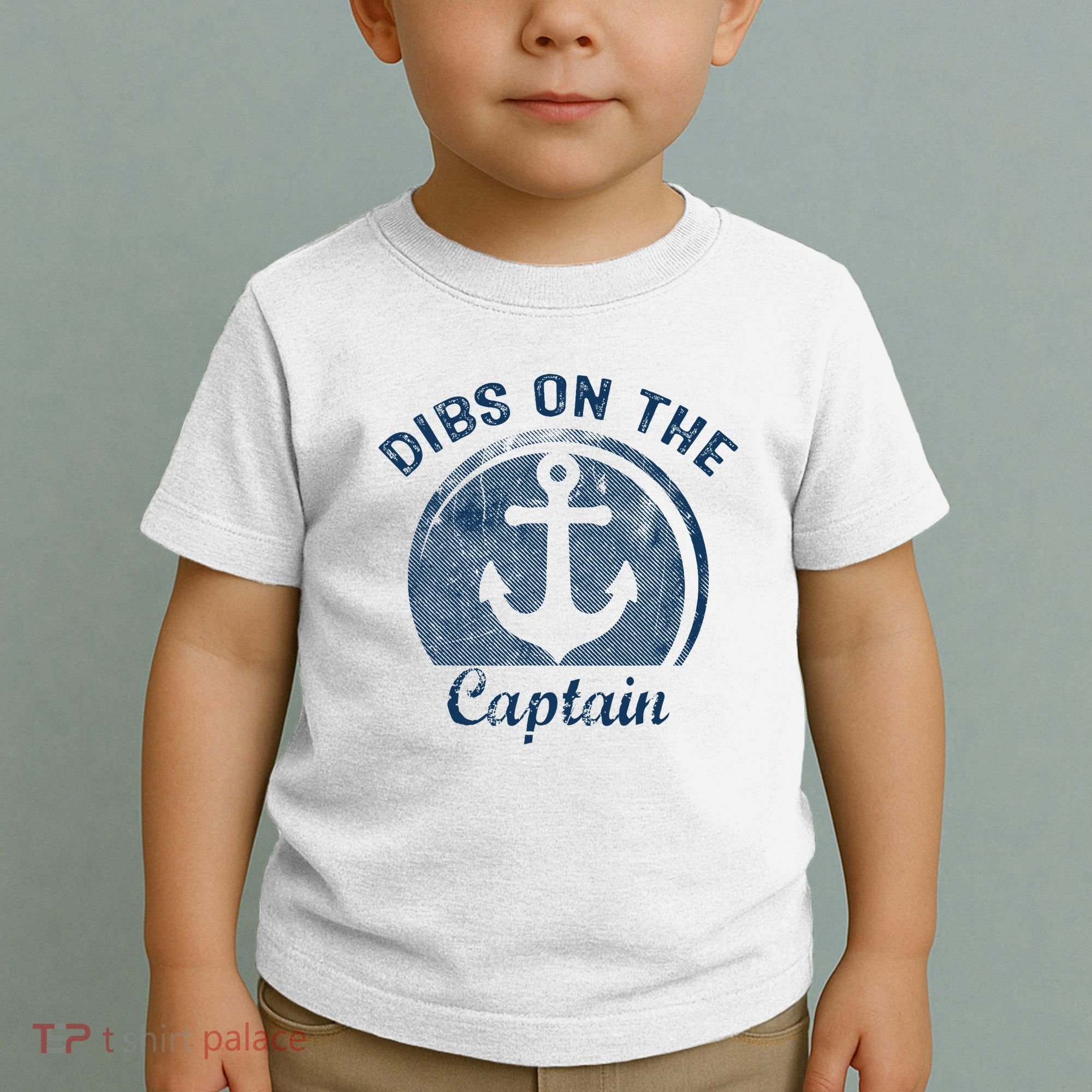 Dibs On The Captain Funny Boating Boat Lover Toddler T-Shirt