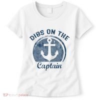 Dibs On The Captain Funny Boating Boat Lover Women's T-Shirt thumb 0