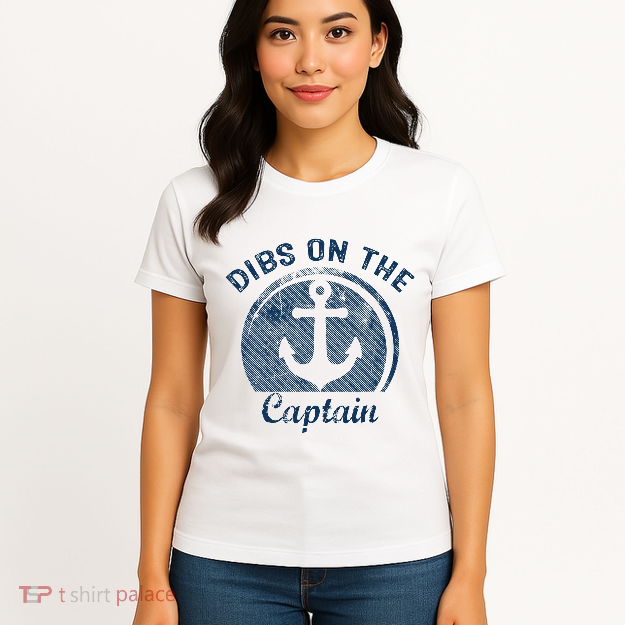 Dibs On The Captain Funny Boating Boat Lover Women's T-Shirt