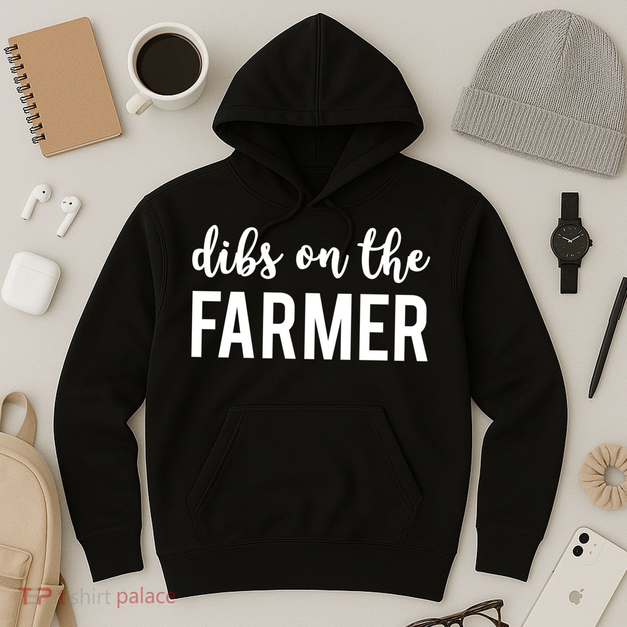 Dibs On The Farmer Funny Farmer's Wife Gift Hoodie
