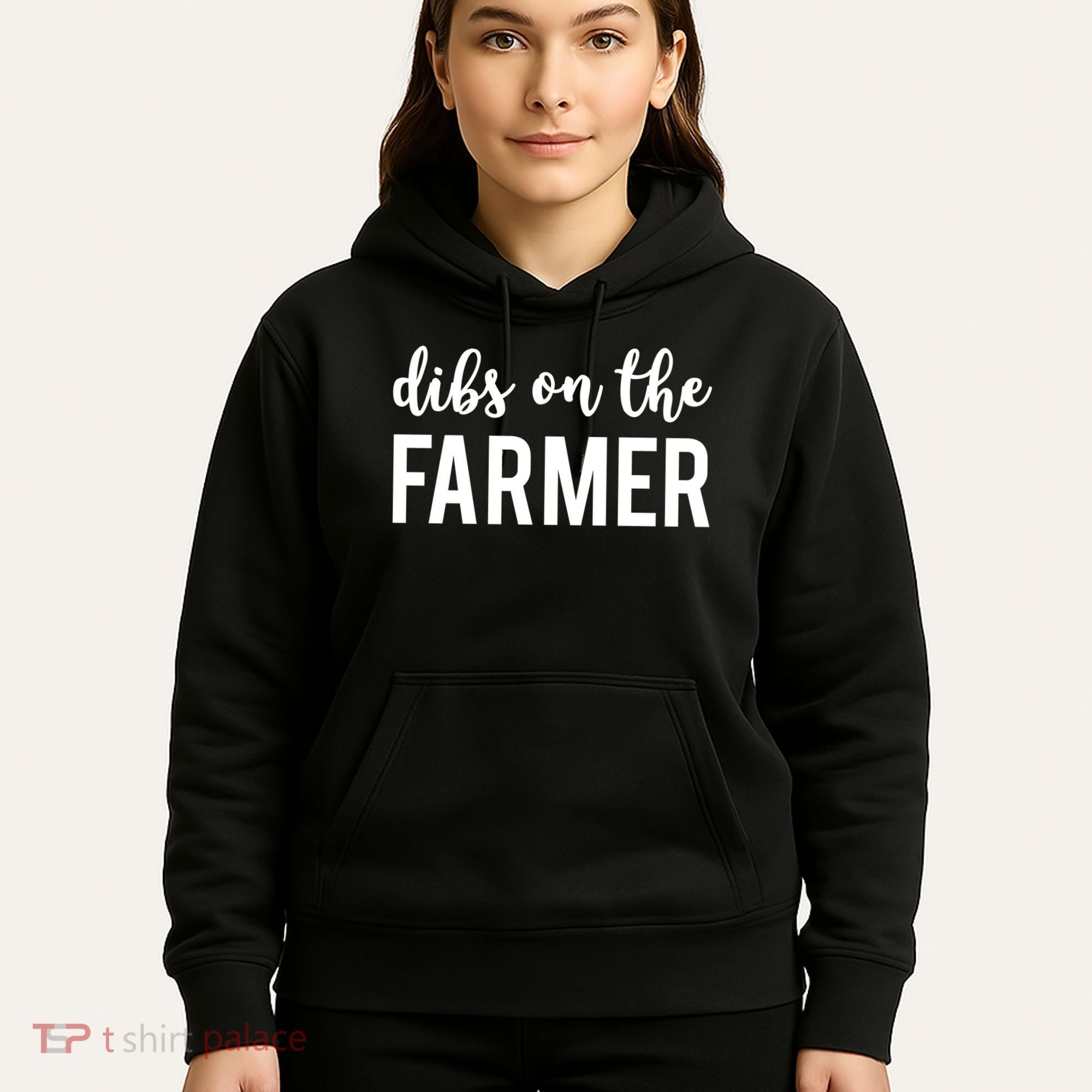 Dibs On The Farmer Funny Farmer's Wife Gift Hoodie