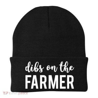 Dibs On The Farmer Funny Farmer's Wife Gift Beanie