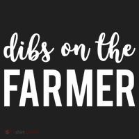 Dibs On The Farmer Funny Farmer's Wife Gift Golf Towel thumb 3