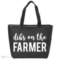 Dibs On The Farmer Funny Farmer's Wife Gift Tote Bag thumb 0