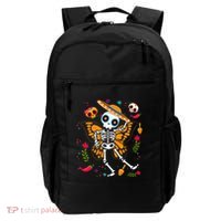 Day of the Dead Sugar Skull Skeleton Monarch Butterfly Backpack thumb 0