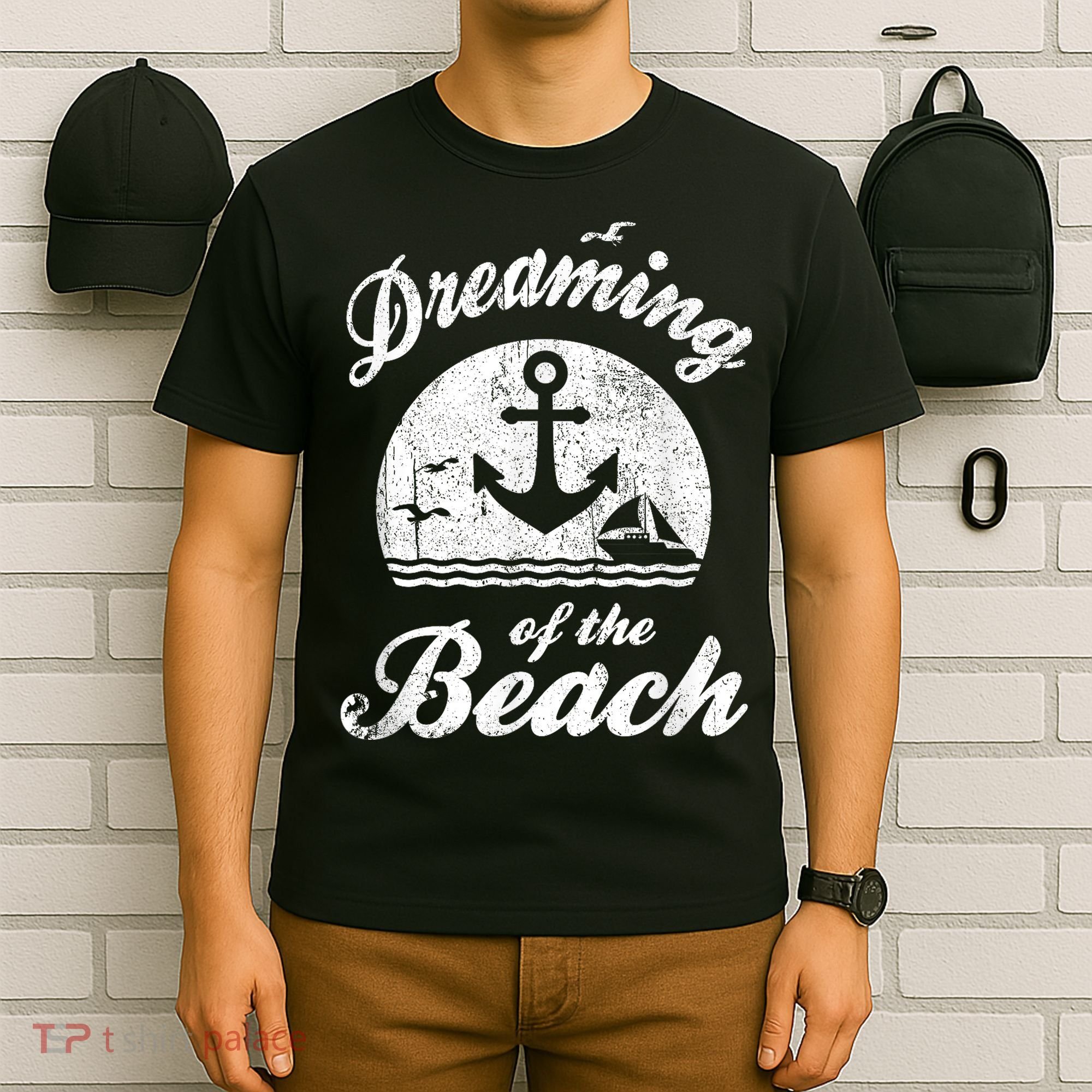 Dreaming Of The Beach Summer Happiness Water Life Sand Love Gift Boy T-Shirt