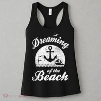 Dreaming Of The Beach Summer Happiness Water Life Sand Love Gift Boy Women's Tank Top thumb 3