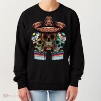 Day Of The Dead Tri Sugar Skulls Women's Sweatshirt thumb 0