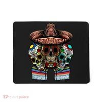 Day Of The Dead Tri Sugar Skulls Mousepad thumb 0
