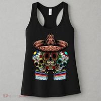 Day Of The Dead Tri Sugar Skulls Women's Tank Top thumb 3
