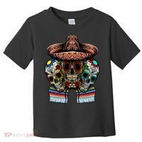 Day Of The Dead Tri Sugar Skulls Toddler T-Shirt thumb 0