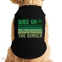 Dibs On The Ginger St PatrickS Shamrock Women Doggie Tank thumb 0