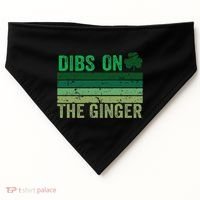 Dibs On The Ginger St PatrickS Shamrock Women USA-Made Doggie Bandana thumb 0